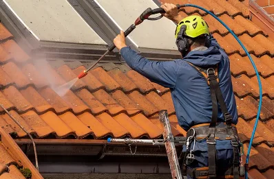 Démoussage et hydrofuge de toiture à Faramans